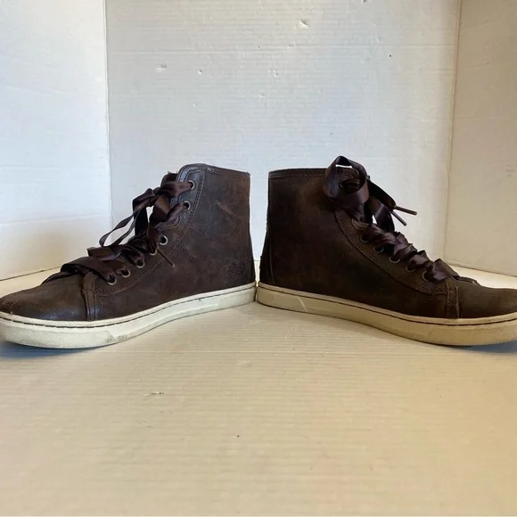 UGG Blaney Crystals Brown Leather Ankle Booties Fashion Sneakers Size 7.5 Comfy - Picture 9 of 15